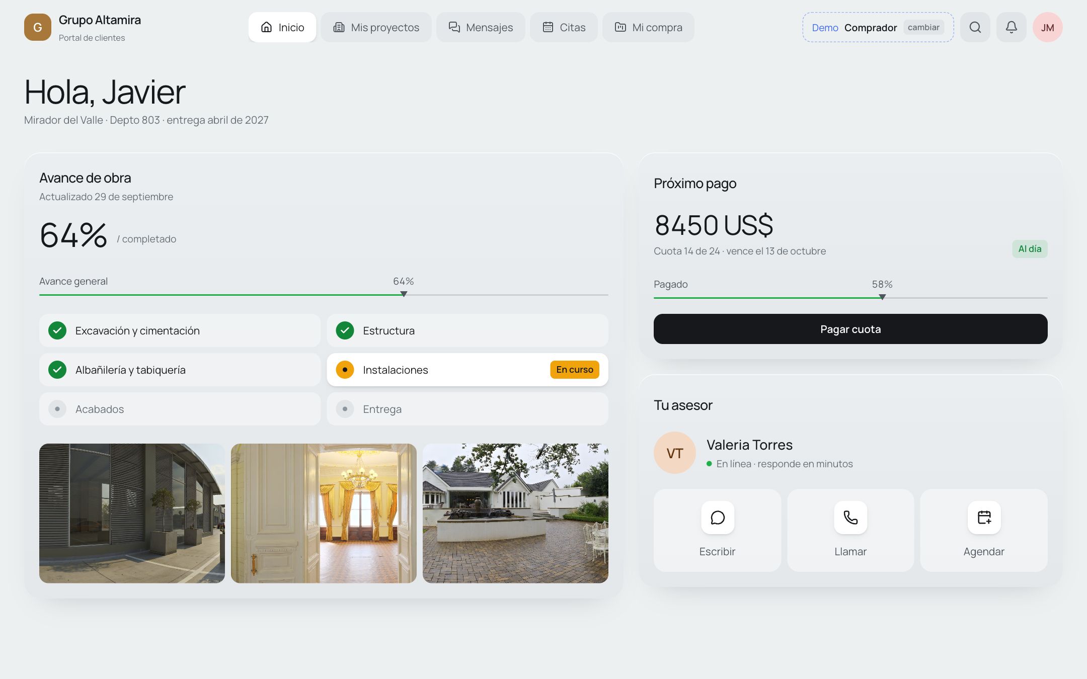 Portal del comprador